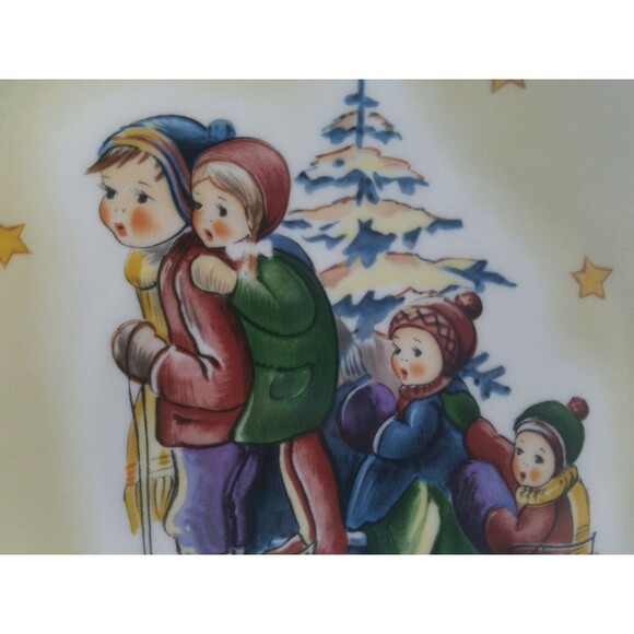 HUMMEL VTG PLATE "A TIME TO REMEMBER ~ CHRISTMAS 1981"~ SCHMID GERMANY - Picture 2 of 5